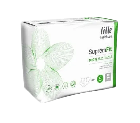 Lille Suprem Fit Maximum Absorbency Small Breathable All In One Continence Pads 20pk