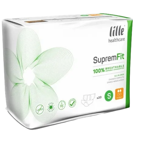 Lille Suprem Fit Extra Plus Absorbency Small Breathable All In One Continence Pads 20pk