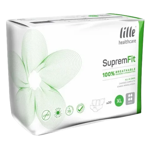 Lille Suprem Fit Maximum Absorbency X-Large Breathable All In One Continence Pads 20pk