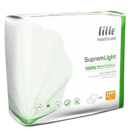 Lille Suprem Light Extra Absorbency Small Shaped Breathable Continence Pads 28pk