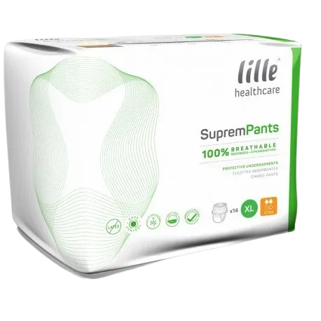 Lille Suprem Undergarment Breathable Continence Pants Extra Absorbency X-Large