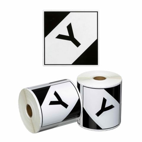 Matthews Limited Quantity Airfreight DG Handling Label White/Black 99x99mm 500 Roll