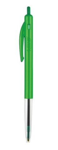 Bic Clic Ball Point Pen Green Medium 10Pk