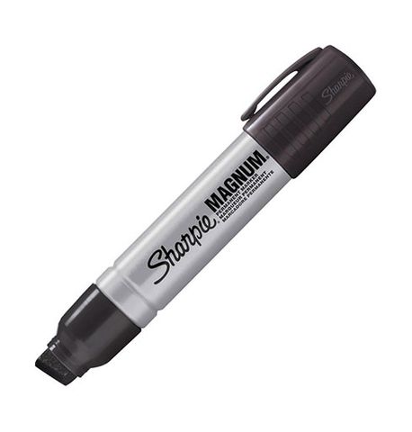 Sharpie Black Magnum Jumbo Marker Pen 15mm Chisel Tip