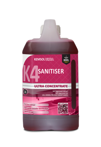 Kemsol K4 Sanitiser Ultra Concentrate 2L
