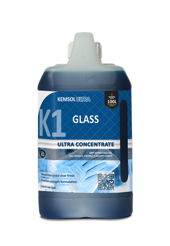 Kemsol K1 Glass and Stainless Steel Cleaner Ultra Concentrate 2L