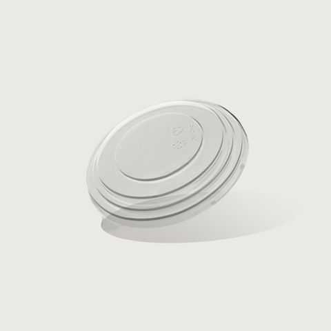 iKON Round PET Lid 150mm for sizes 500-1000ml 50Slve
