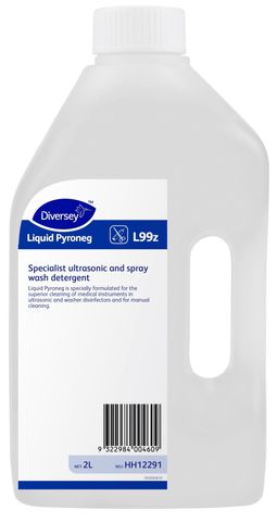 Diversey Pyroneg Specialist Laboratory Ultrasonic and Spray Wash Detergent 2L