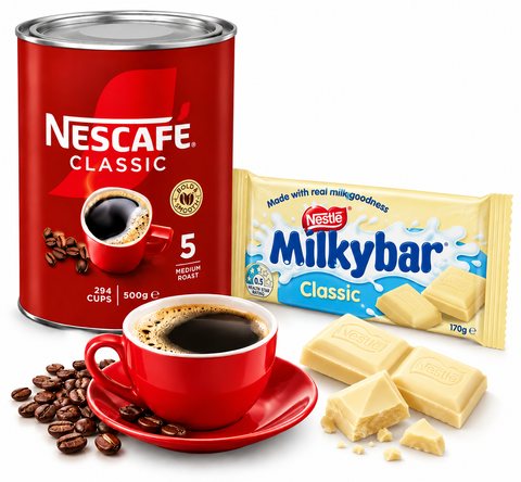 Nescafe Coffee 500g + FREE Milkybar Tablet 170g