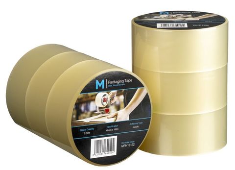 Matthews Packaging Tape Acrylic Clear 48mm x 100m Roll