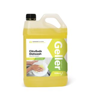 Geller 5 Ltr Citrusuds Lemon Dishwash Liquid