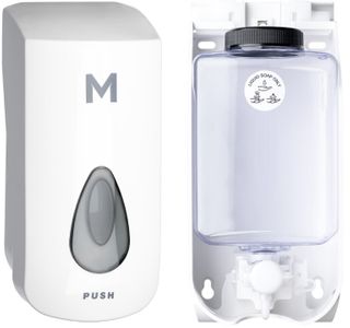 Matthews Fill Your Own Wall Dispenser - Liquid Soap - White 1000ml Capacity