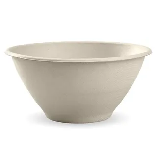 Biopak 1,420ml / 48oz Natural Plant Fibre BioBowl 50 units per slve