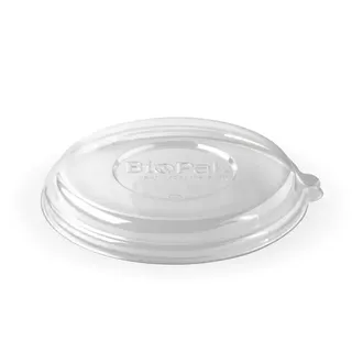 Biopak 800-1,420ml / 24-48oz Clear RPET BioBowl Lid 50 units per slve