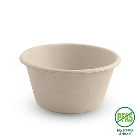 Biopak 120ml Natural Plant Fibre Sauce Biocup 125 units per slve