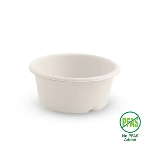 Biopak 60ml White Plant Fibre Sauce Biocup 125 units per slve