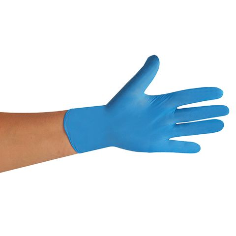 Pomona Selfgard Large Blue Nitrile Disposable Gloves 100 p