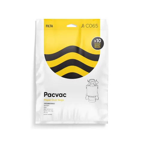 Filta Pacvac Super Pro 700 Vacuum Bags Paper 10 pack