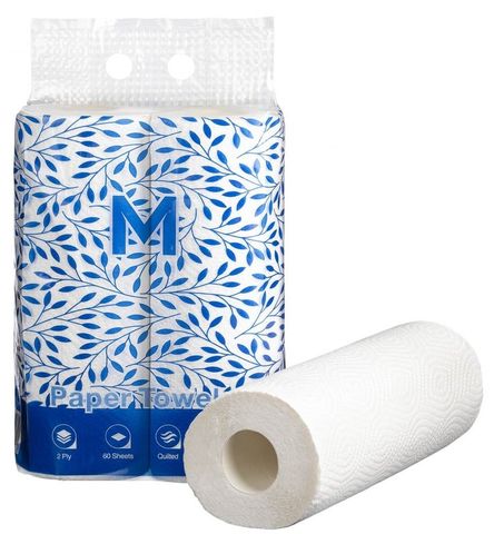 Matthews 60sht Kitchen Paper Towel Twin Pack