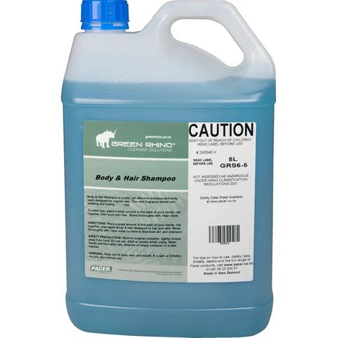 Green Rhino Body & Hair Shampoo 5L