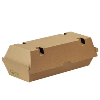 Green Choice Corrugated Large Rectangular Clam Shell