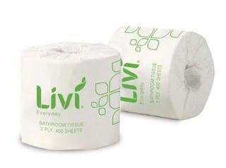 Livi Basics Toilet Paper Wrapped 2ply 48 Roll Carton