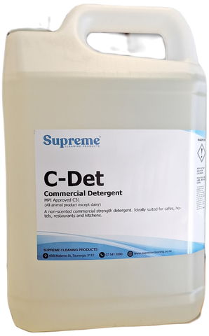 Supreme C-Det Commercial Detergent Fragrance Free 5 Ltr