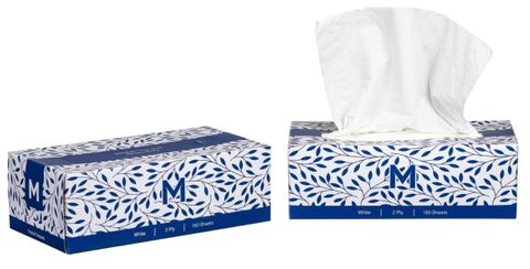 Matthews 2ply Facial Tissue 100 per pk