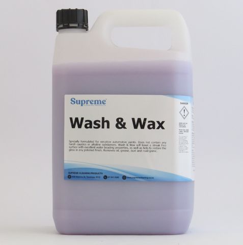 Supreme Wash & Wax Vehicle Wash 5L