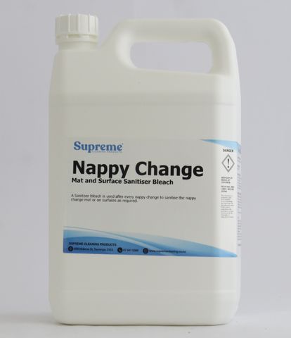 Supreme Nappy Change Mat Sanitiser 5L