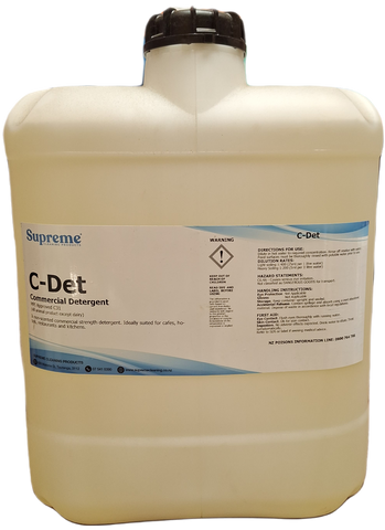 Supreme C-Det Commercial Detergent Fragrance Free 20 Ltr