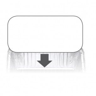 7119/72LB Confoil Ovenable Container Board Lid 500 per ctn