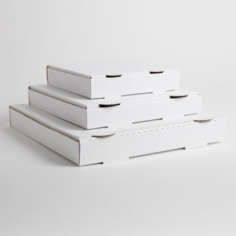 Pizza Box 12" White 100 units per slve