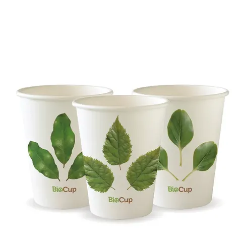 280ml / 8oz (80mm) Leaf Single Wall BioCup