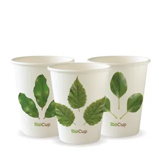 280ml / 8oz (80mm) Leaf Single Wall BioCup