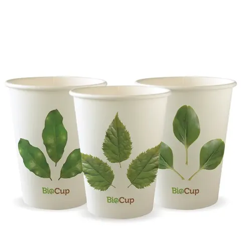 390ml / 12oz (90mm) Leaf Single Wall BioCup