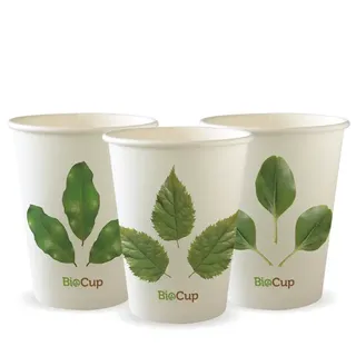 390ml / 12oz (90mm) Leaf Single Wall BioCup