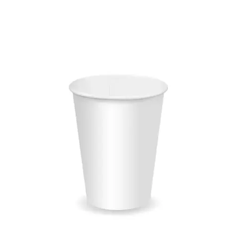Biopak 390ml / 12oz (90mm) White Cold Paper BioCup
