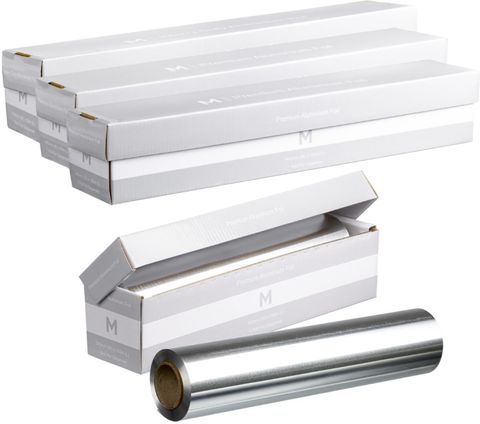 Matthews Premium Regular Aluminium Catering Foil Dispenser Silver, 440mm x 90m x 13Mu