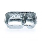 Confoil Foil 2 Compartment Meal Tray 500 per ctn