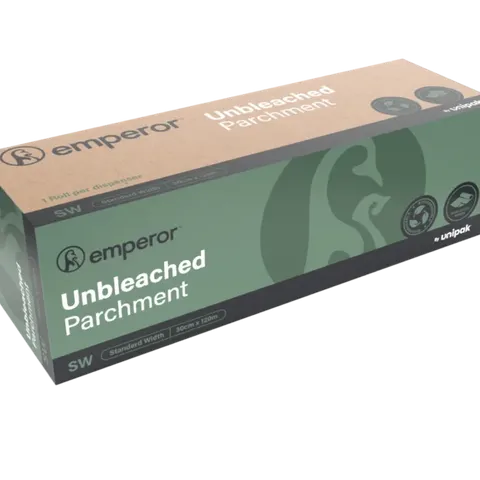 Emperor Unbleached Parchment Paper - 30cm x 120m