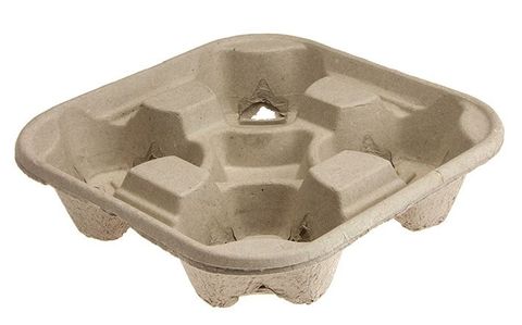 Matthews 4 Cup Cardboard Cup Holder 100slve