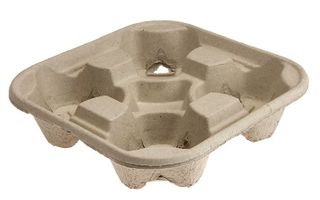 Matthews 4 Cup Cardboard Cup Holder 50slve