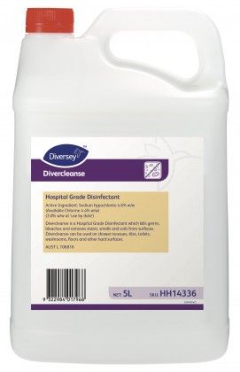 Diversey Divercleanse Hospital Grade Disinfectant 5 Ltr