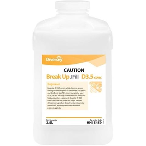 Diversey J-Fill Break Up Degreaser 2.5L Ultra Concentrate
