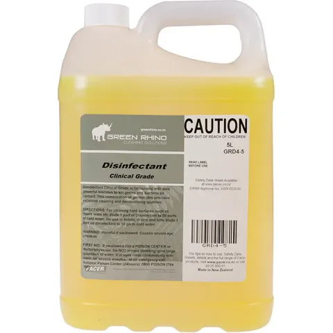 Green Rhino Disinfectant Clinical Grade 5L