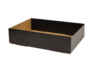 Noir Black Medium Catering Tray 355Lx244Wx80Hmm