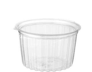 Eco Smart Clear View Food Bowl Flat Lid 455ml 25 slve
