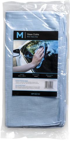 Matthews Glass Polishing Cloth Blue, 400mm x 400mm, 300gsm