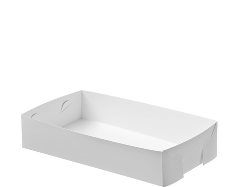 Castaway Tray Small 190x130x45mm Folding Paper Food Tray 200 units per pk